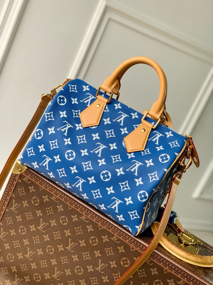 Louis Vuitton Bags- Louis Vuitton Lou Speedy P9 25 Bag Elegant Everyday Designer Handbag
