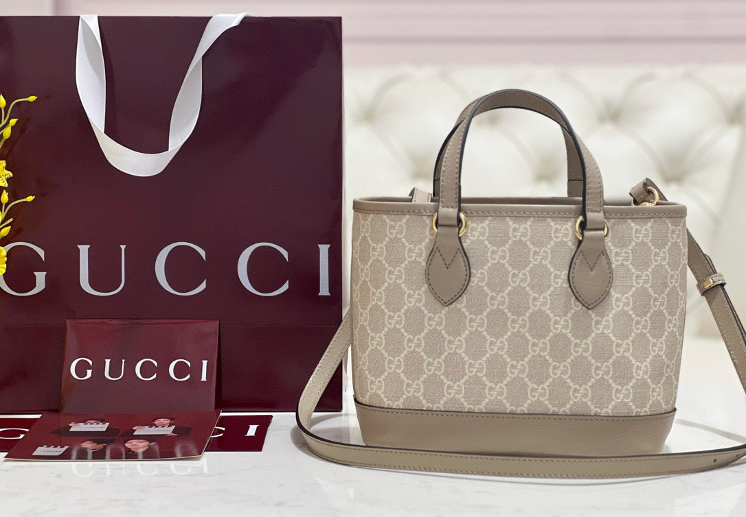 Gucci Bags- Gucci Ophidia Mini Tote Bag Elegant Everyday Designer Handbag