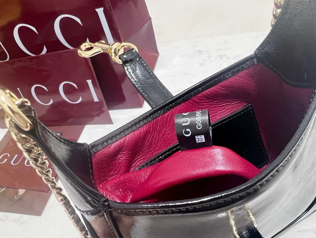 Gucci Bags- Gucci Jackie Notte Mini Bag Elegant Everyday Designer Handbag