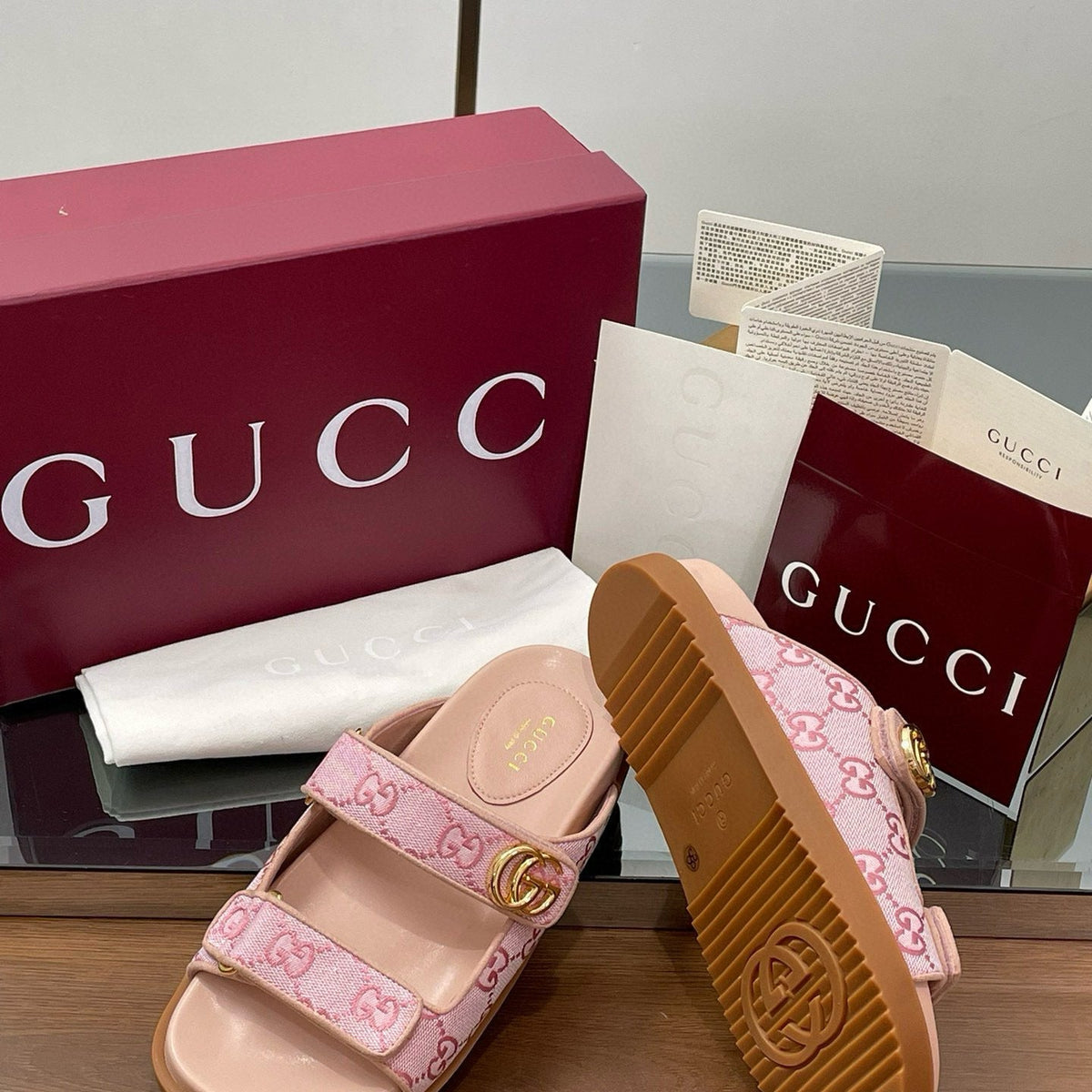 Gucci Shoes- Gucci Sandals Premium Designer Casual Shoes