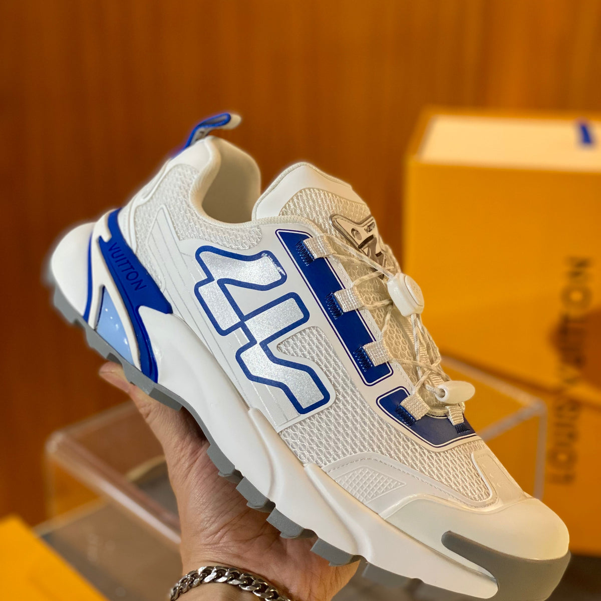 Louis Vuitton Shoes- Louis Vuitton Lou Runner Tatic Sneaker Premium Designer Casual Shoes
