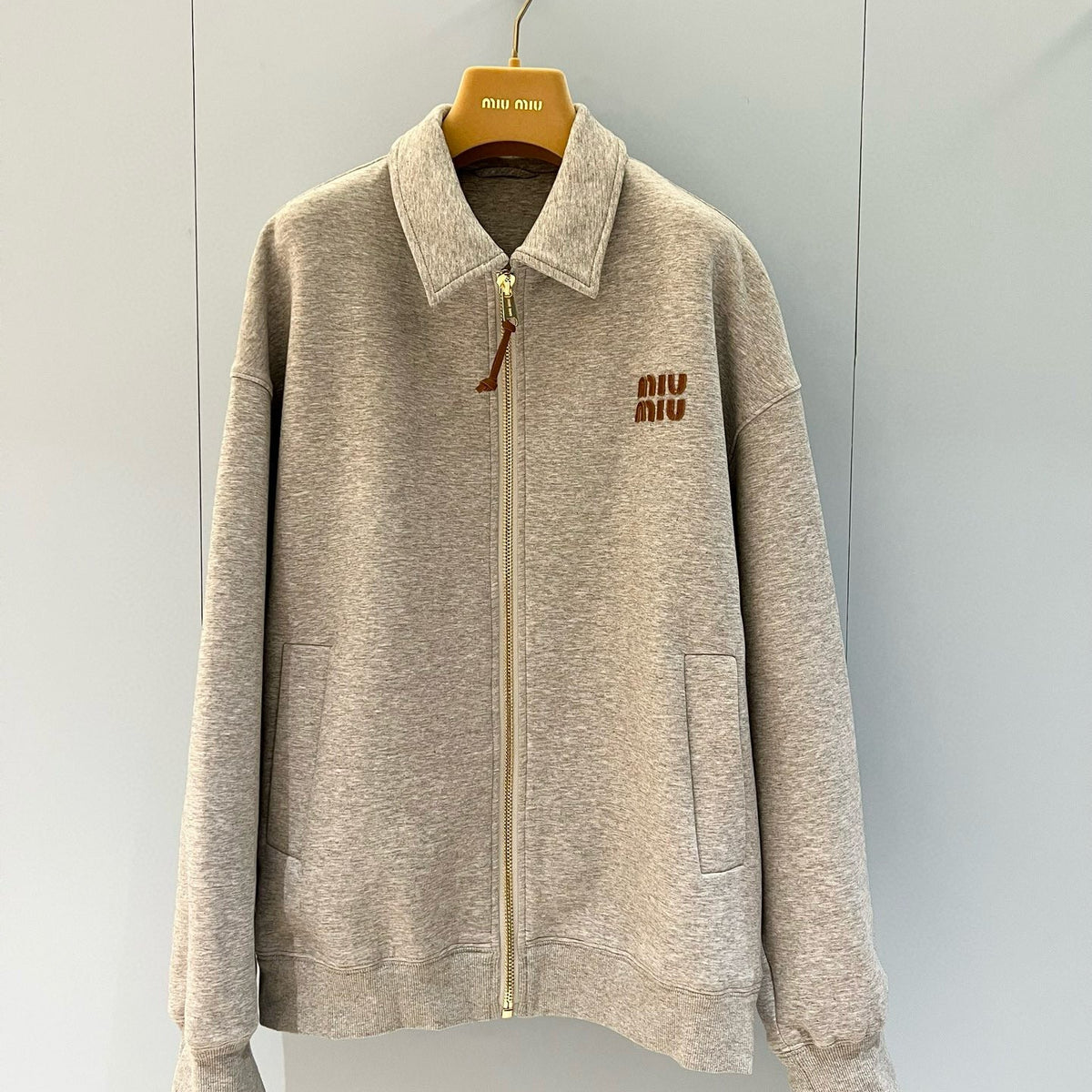 Hoodies- Miu M Zip Hoodie Premium Designer Casual Hoodie