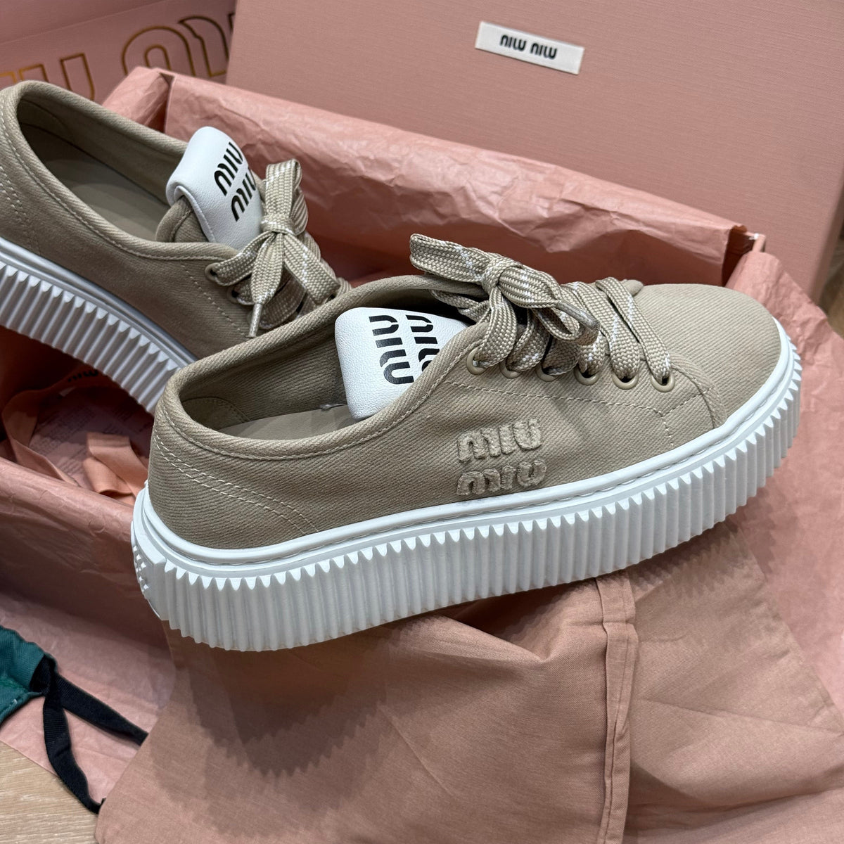 Shoes- Miu M Trainers Premium Designer Casual Shoes