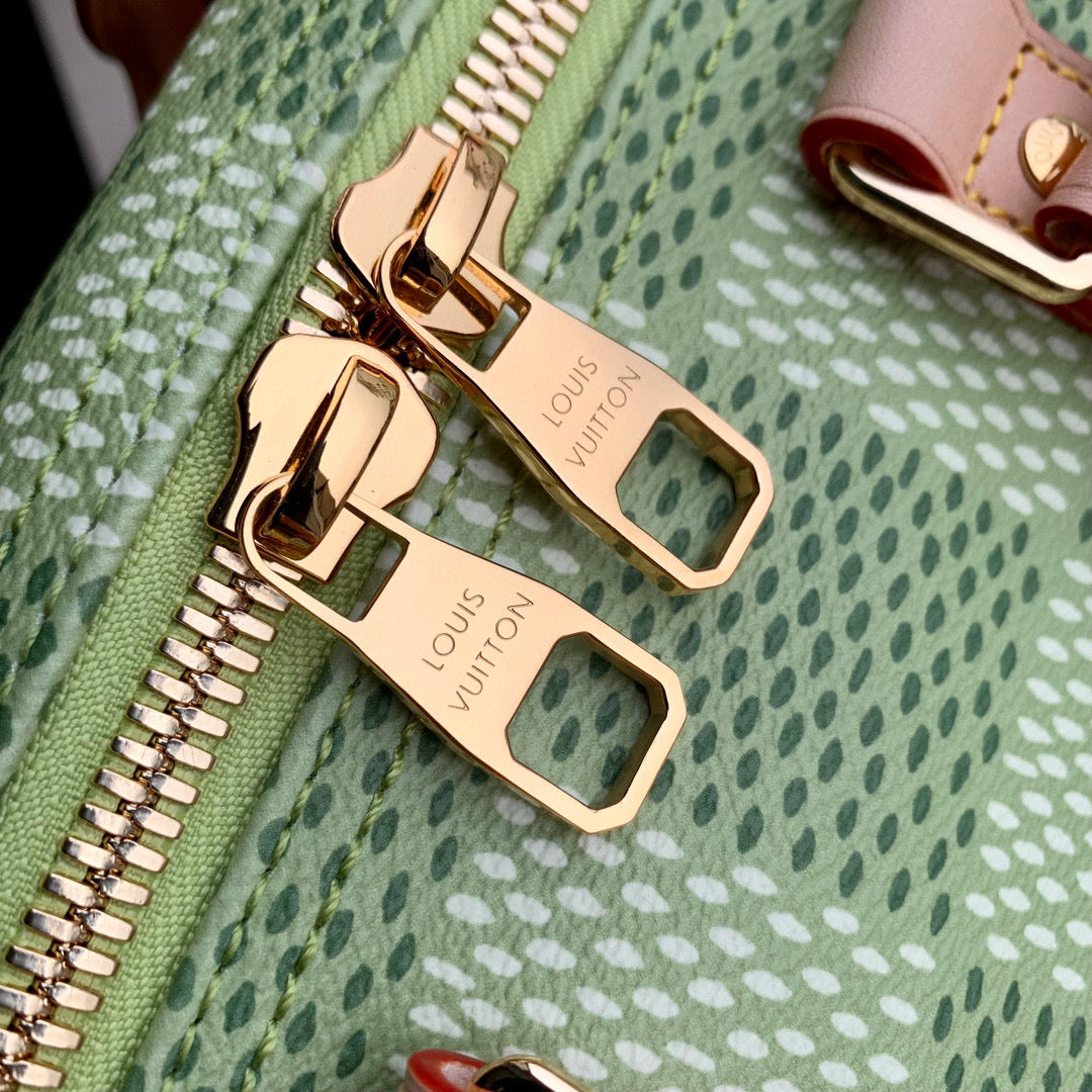 Louis Vuitton Bags- Louis Vuitton Lou Keepall 35 Bag Elegant Everyday Designer Handbag