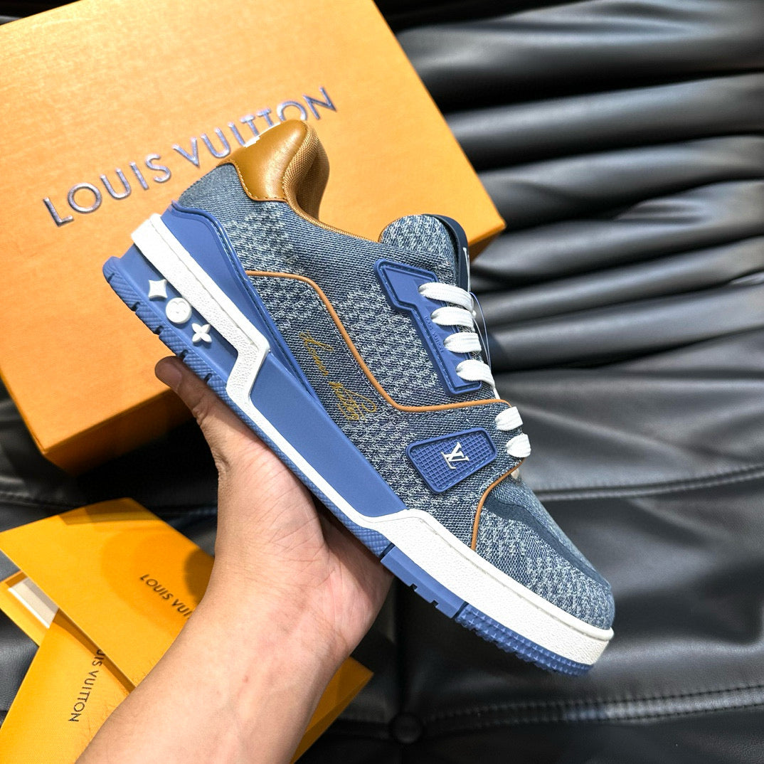 Louis Vuitton Shoes- Louis Vuitton Lou Trainers Comfortable Everyday Designer Shoes
