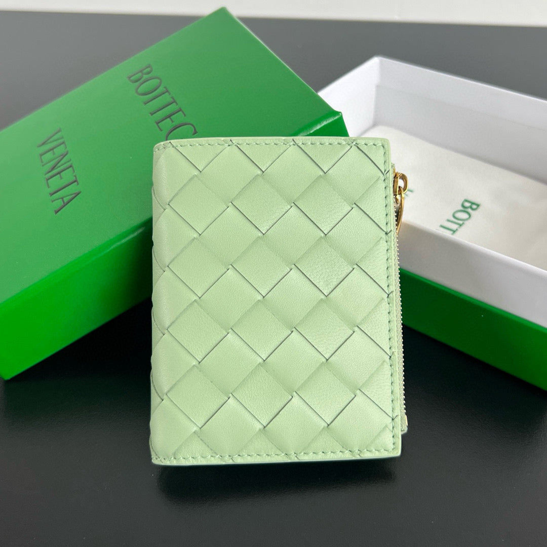 Bottega Veneta Wallets- Bottega Veneta Intrecciato Small Bi-fold Wallet Compact Luxury Card Wallet