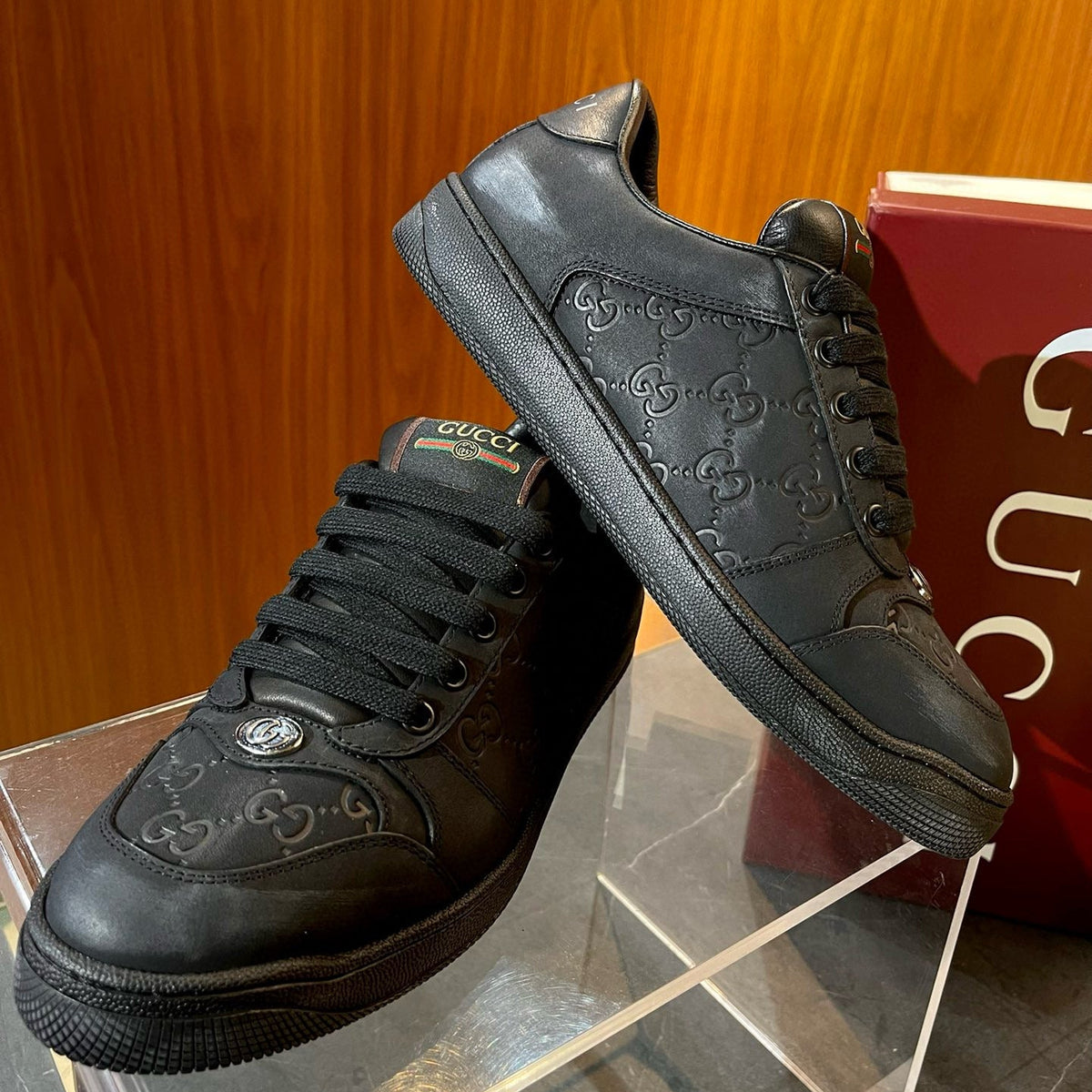 Gucci Shoes- Gucci Screener Trainers Premium Designer Casual Shoes