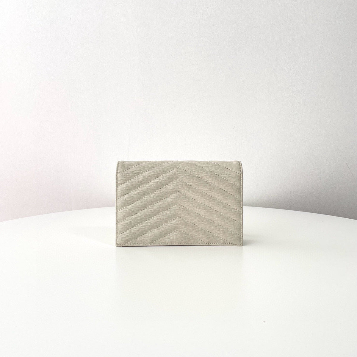 Saint Laurent Wallets- Saint Laurent Cassandre Envelope Wallet On Chain Compact Luxury Card Wallet