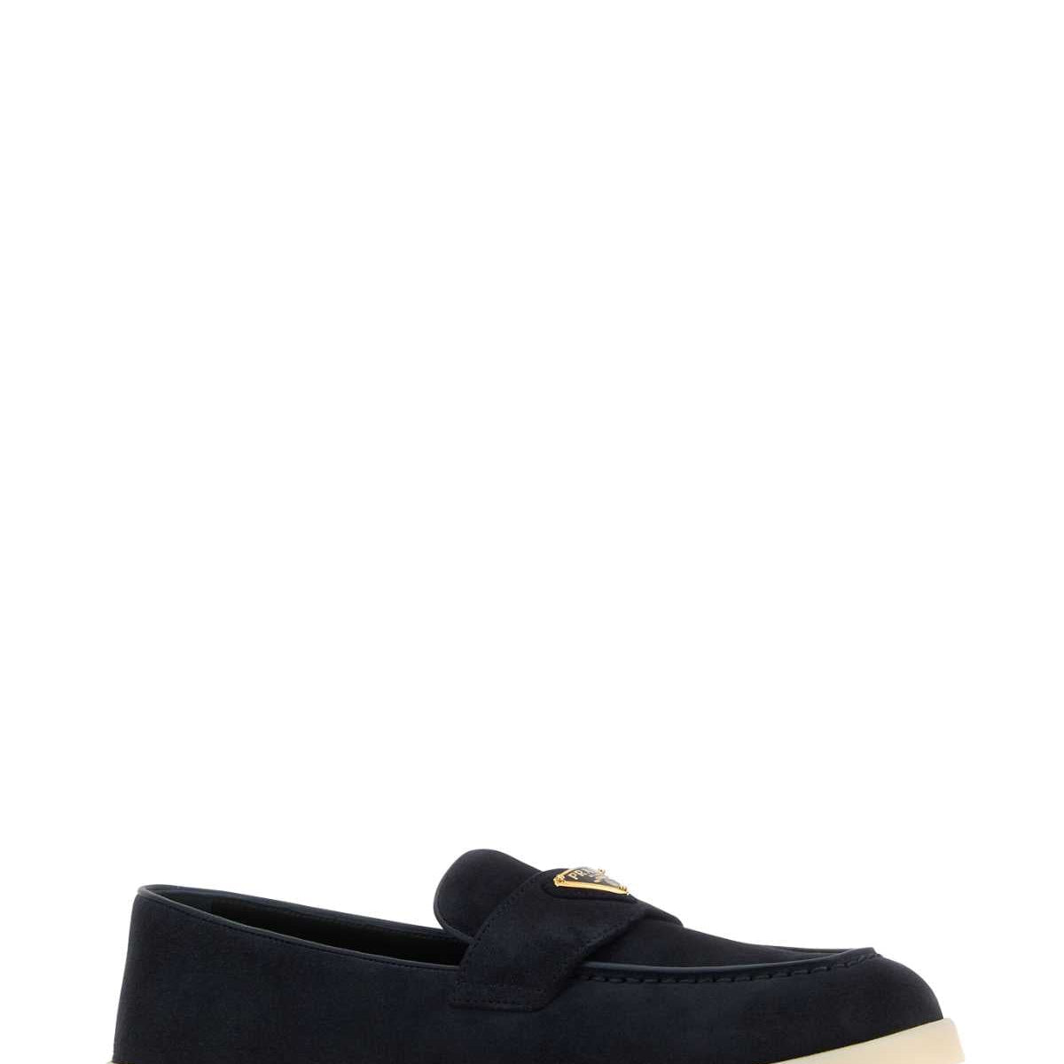 Prada premium moccasins detail and craftsmanship close-up