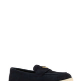Prada premium moccasins detail and craftsmanship close-up