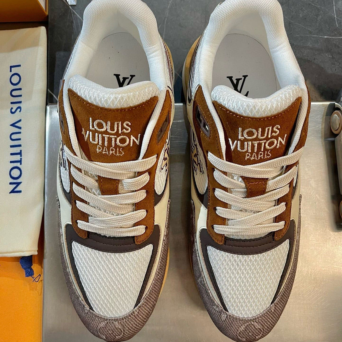 Louis Vuitton Shoes- Louis Vuitton Lou Trainers Comfortable Everyday Designer Shoes