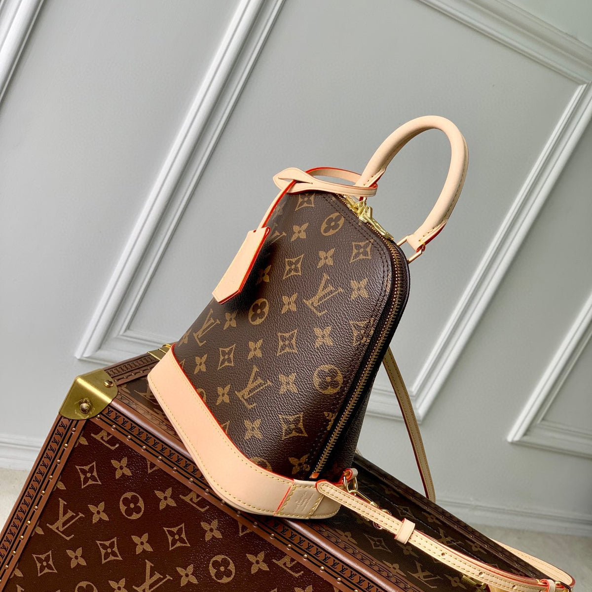 Louis Vuitton Bags- Louis Vuitton Lou Alma Backpack Luxury Designer Leather Handbag
