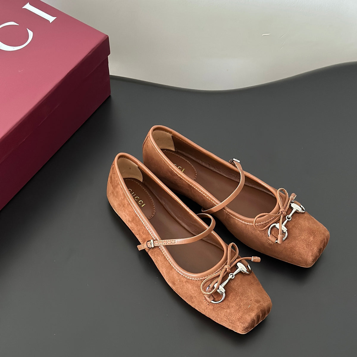 Gucci Shoes- Gucci Ballet Flats Premium Designer Casual Shoes