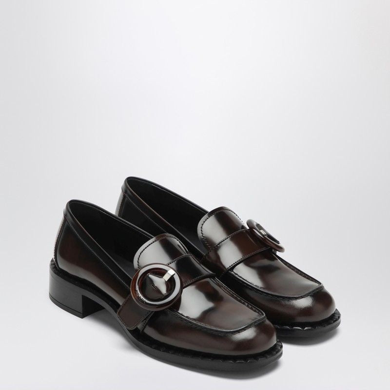 Prada moccasins luxury designer piece front view