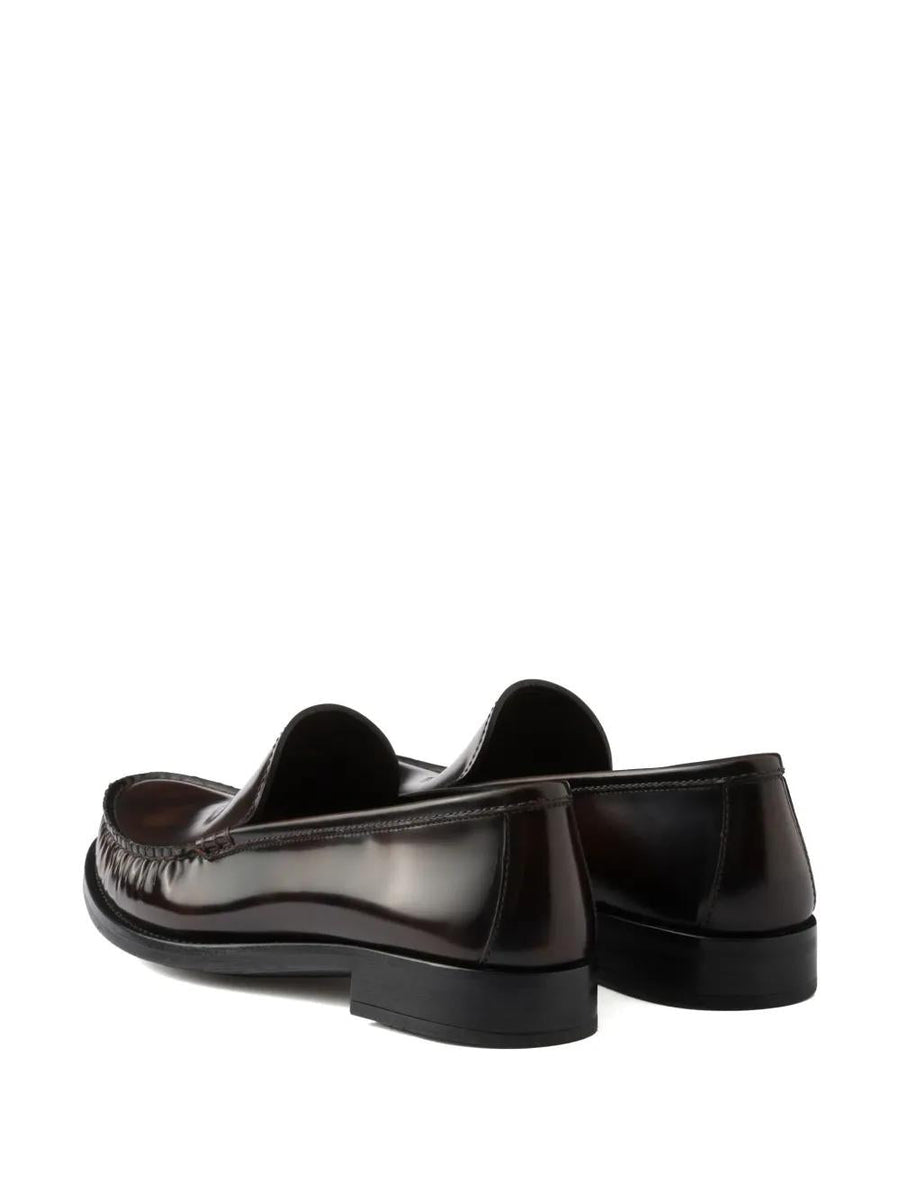 Prada moccasins side profile designer luxury fashion