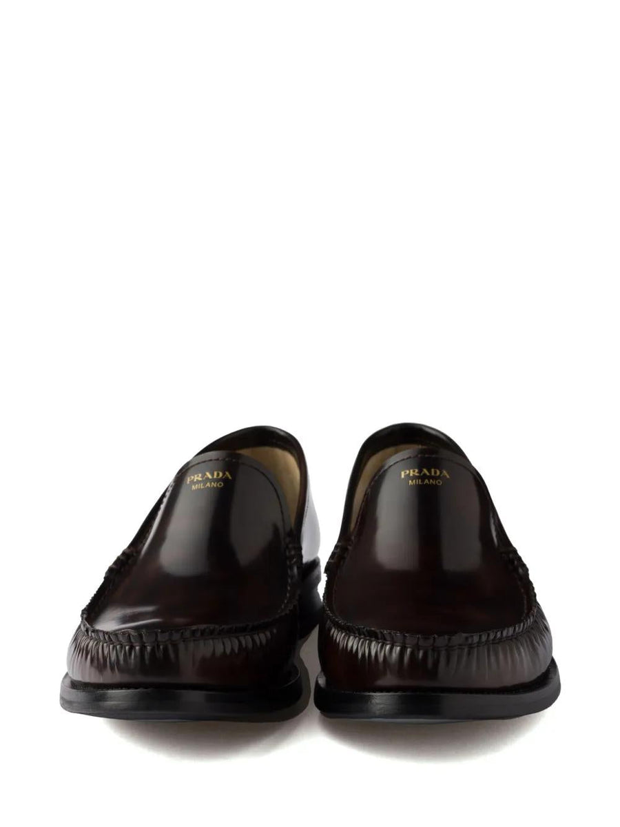 Prada moccasins lifestyle shot premium designer piece