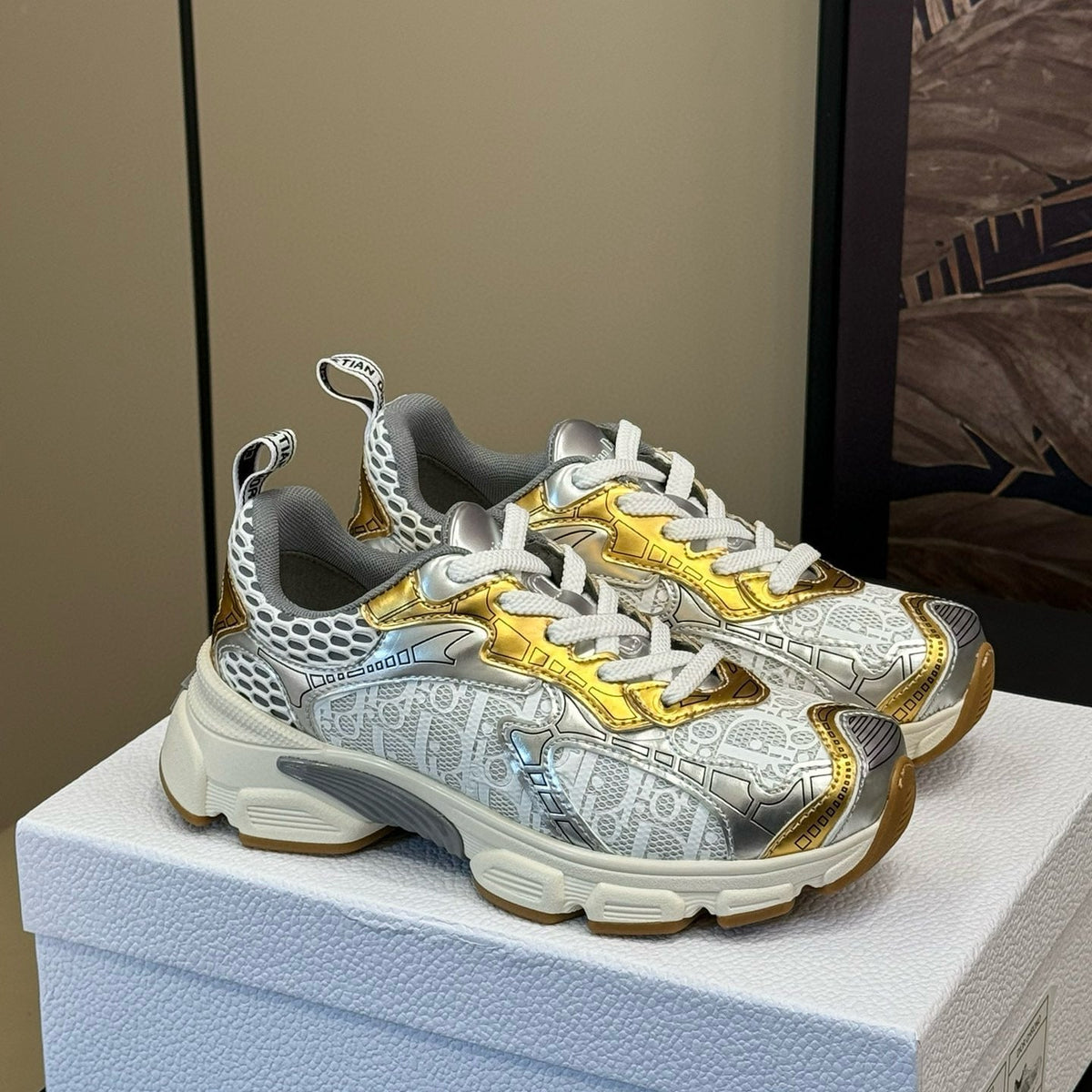 Dior Shoes- Dior Chrono Sneaker Premium Designer Casual Shoes