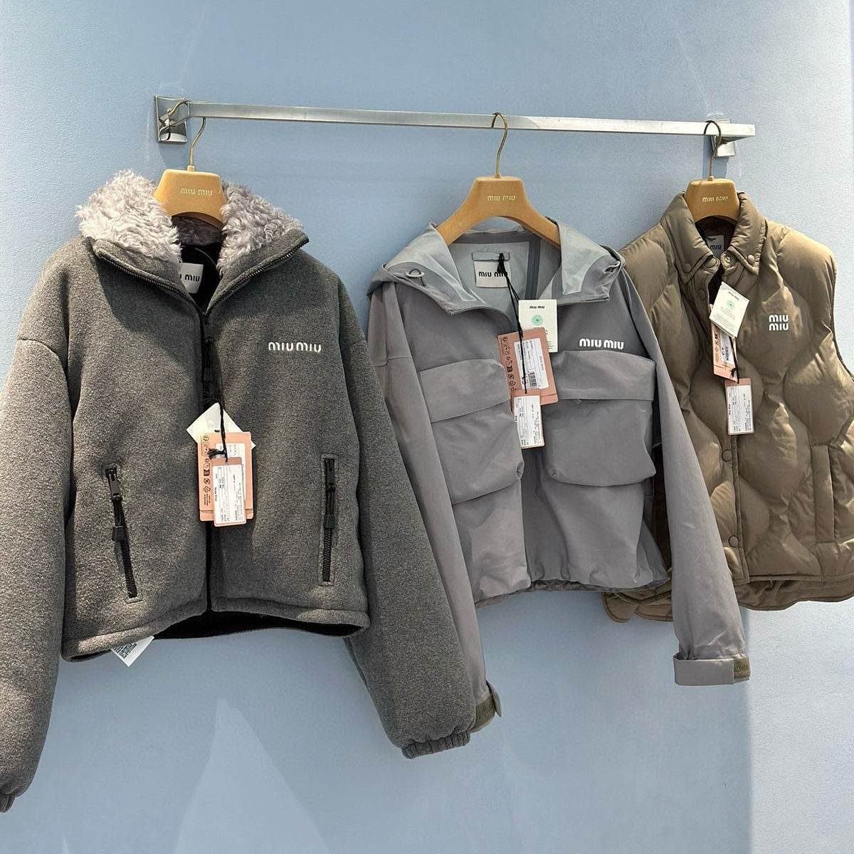 Jackets- Miu M Jacket Luxury Designer Outerwear Jacket