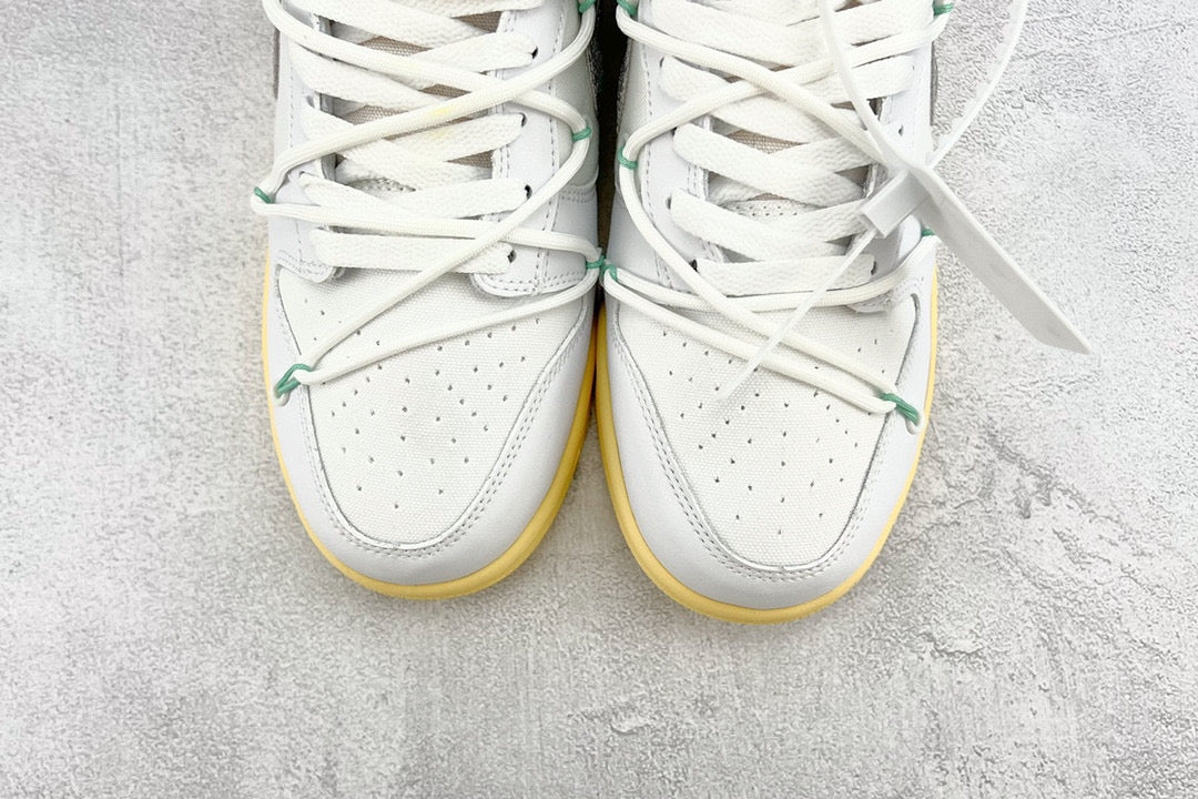 Off-White Shoes- Off-White Nike x Off White Dunk Low Lot 1 Trainers Comfortable Everyday Designer Shoes