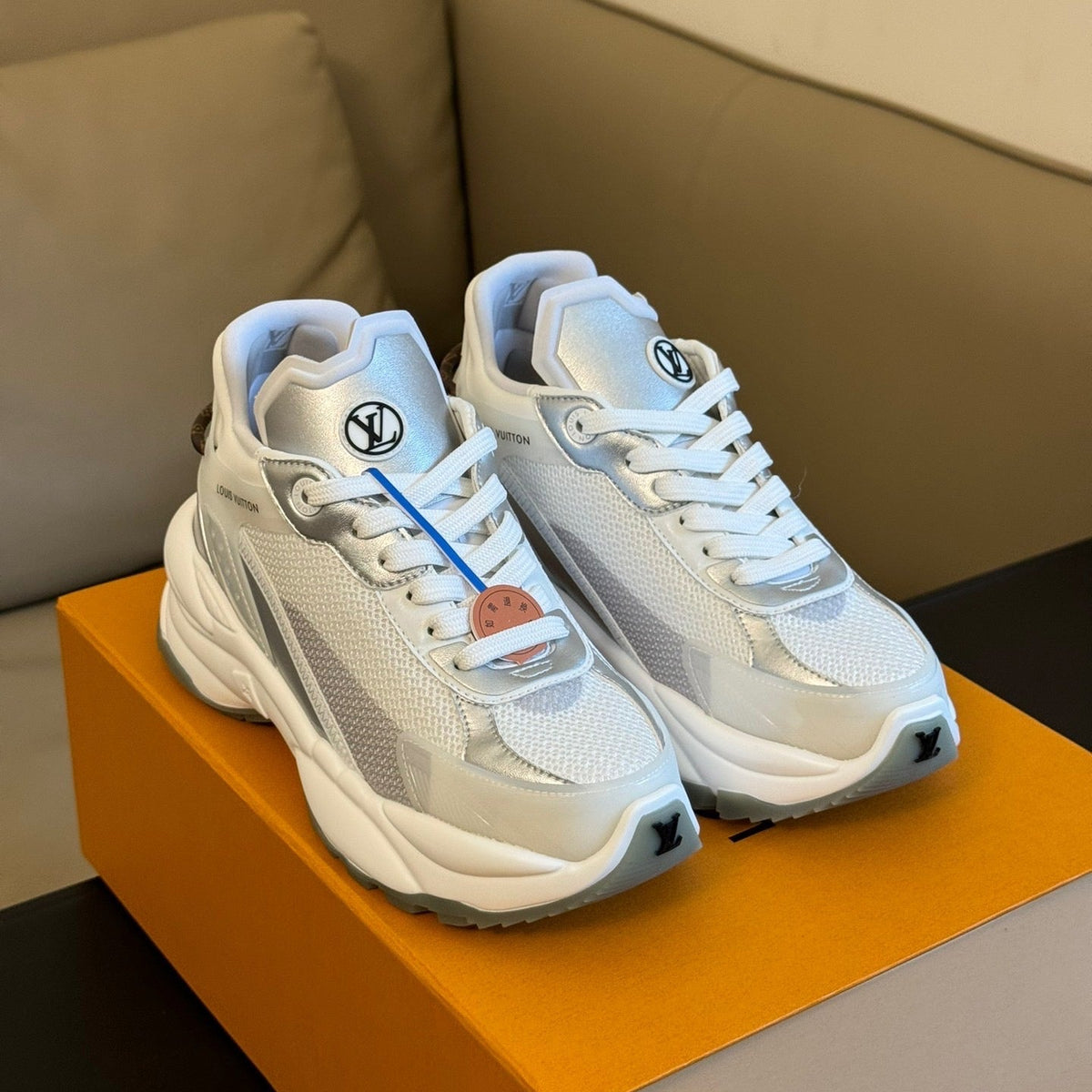 Louis Vuitton Shoes- Louis Vuitton Lou Run 55 Trainers Comfortable Everyday Designer Shoes