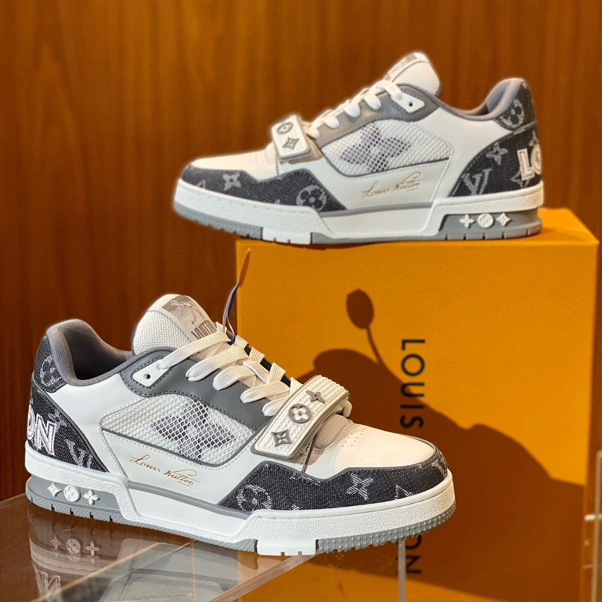 Louis Vuitton Shoes- Louis Vuitton Lou Trainers Comfortable Everyday Designer Shoes