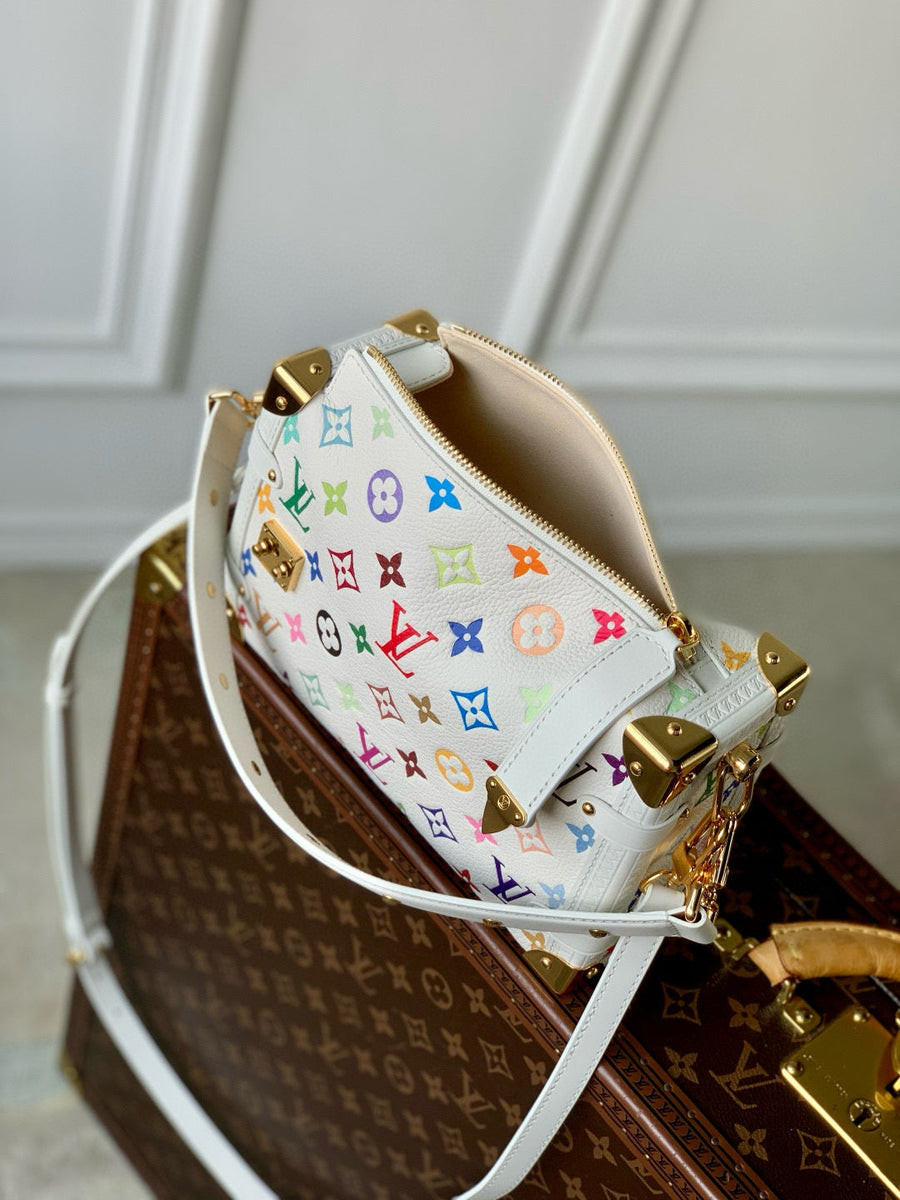 Louis Vuitton Bags- Louis Vuitton Lou x Murakami Side Trunk Mm Bag Elegant Everyday Designer Handbag