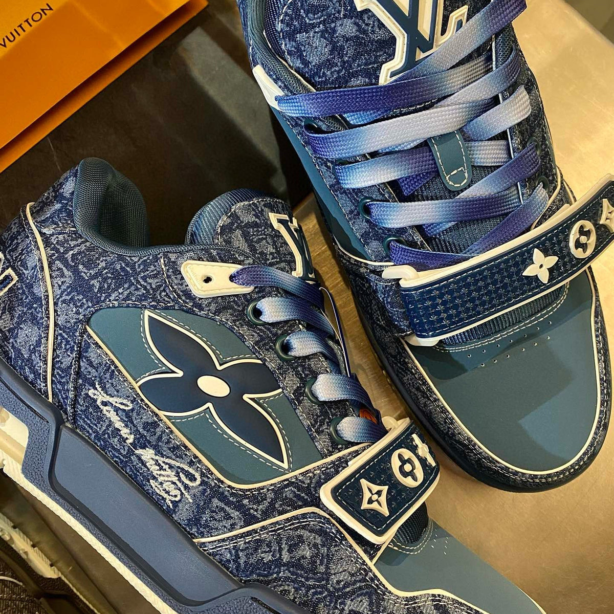 Louis Vuitton Shoes- Louis Vuitton Lou Trainers Premium Designer Casual Shoes