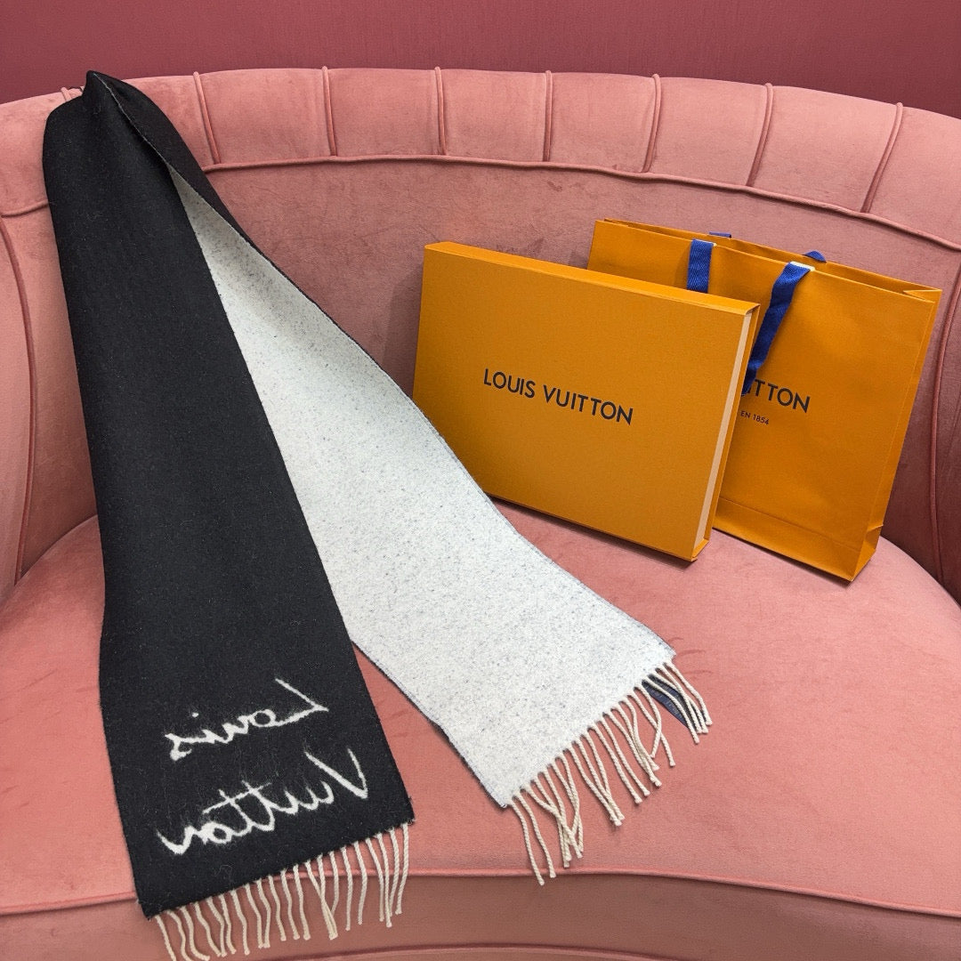 Louis Vuitton Scarves- Louis Vuitton Lou Scarf Luxury Designer Silk Scarf