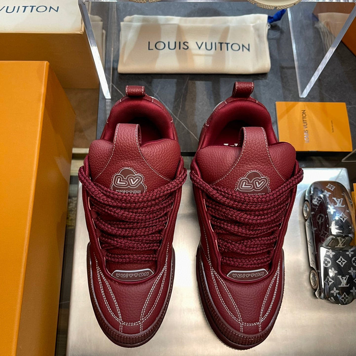 Louis Vuitton Shoes- Louis Vuitton Lou Trainers Comfortable Everyday Designer Shoes