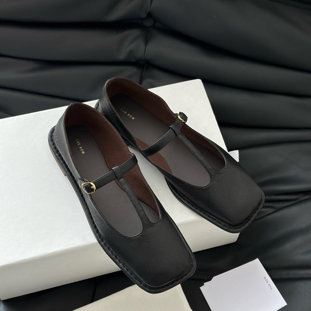 The Row Accessories- The Row T Strap Flats Luxury Designer Fashion Accessory