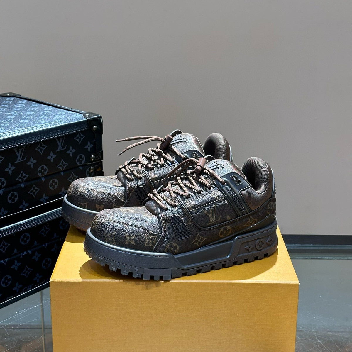Louis Vuitton Shoes- Louis Vuitton Lou Trainers Luxury Lifestyle Designer Footwear