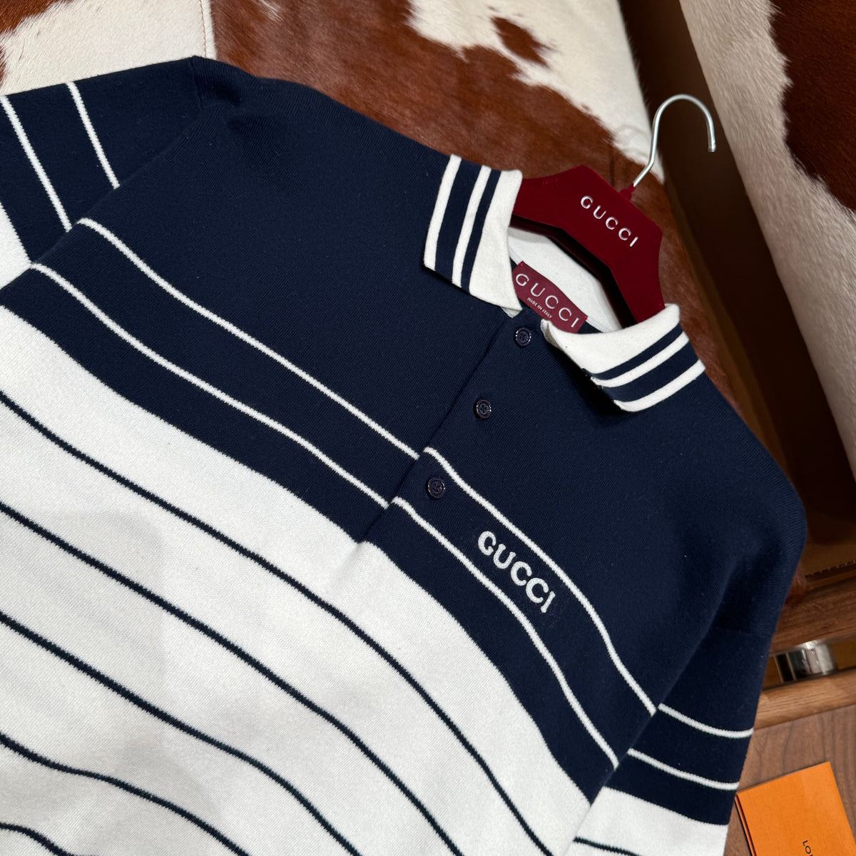 Gucci Polo Shirts- Gucci Polo Shirt Classic Designer Cotton Polo Shirt