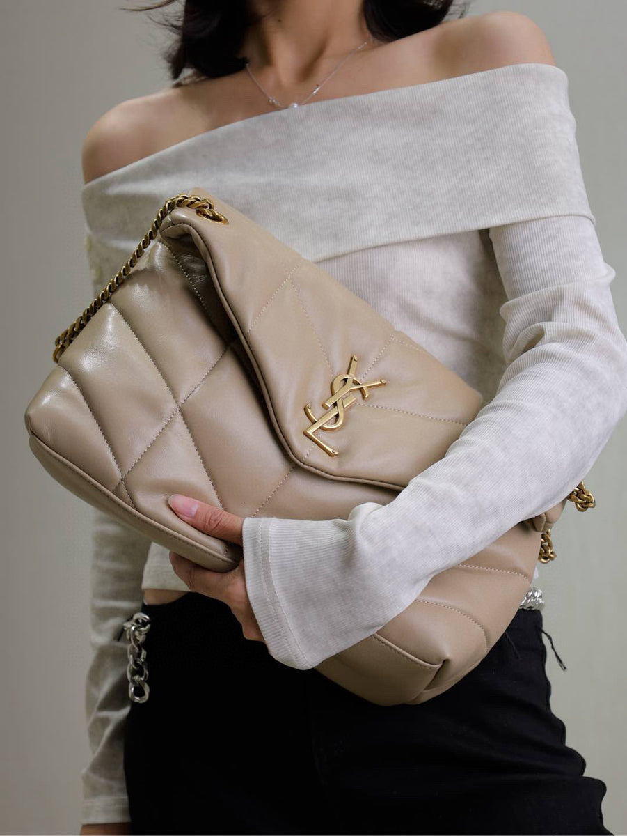Saint Laurent Bags- Saint Laurent Loulou Medium Puffer Bag Premium Designer Shoulder Bag