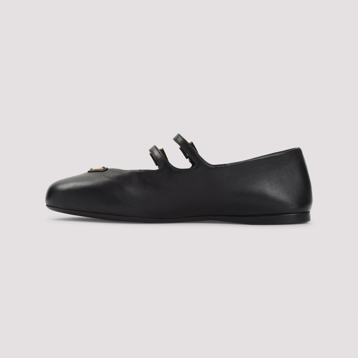 Prada ballarina side profile designer luxury fashion