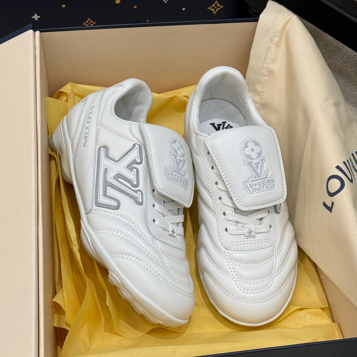 Louis Vuitton Shoes- Louis Vuitton Lou Footprint Sneaker Luxury Lifestyle Designer Footwear