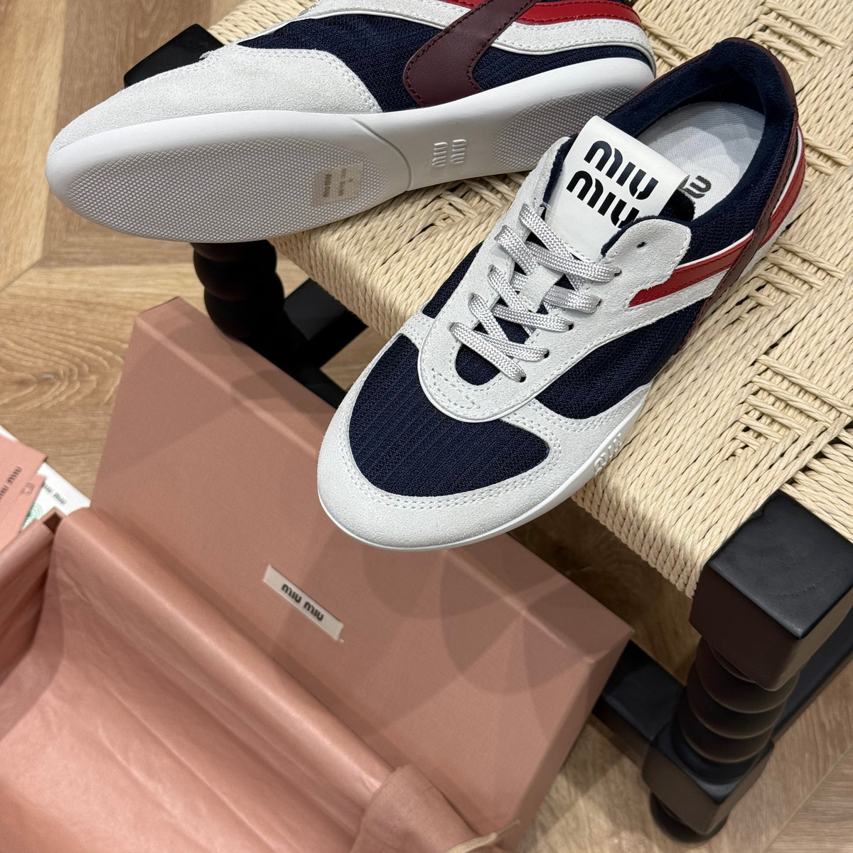 Shoes- Miu M Trainers Luxury Lifestyle Designer Footwear