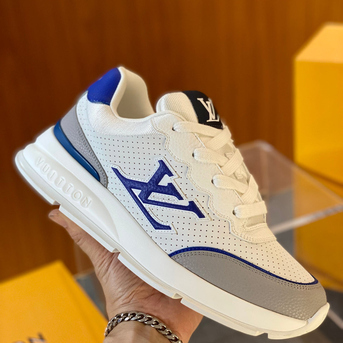 Louis Vuitton Shoes- Louis Vuitton Lou Classic Sneaker Premium Designer Casual Shoes