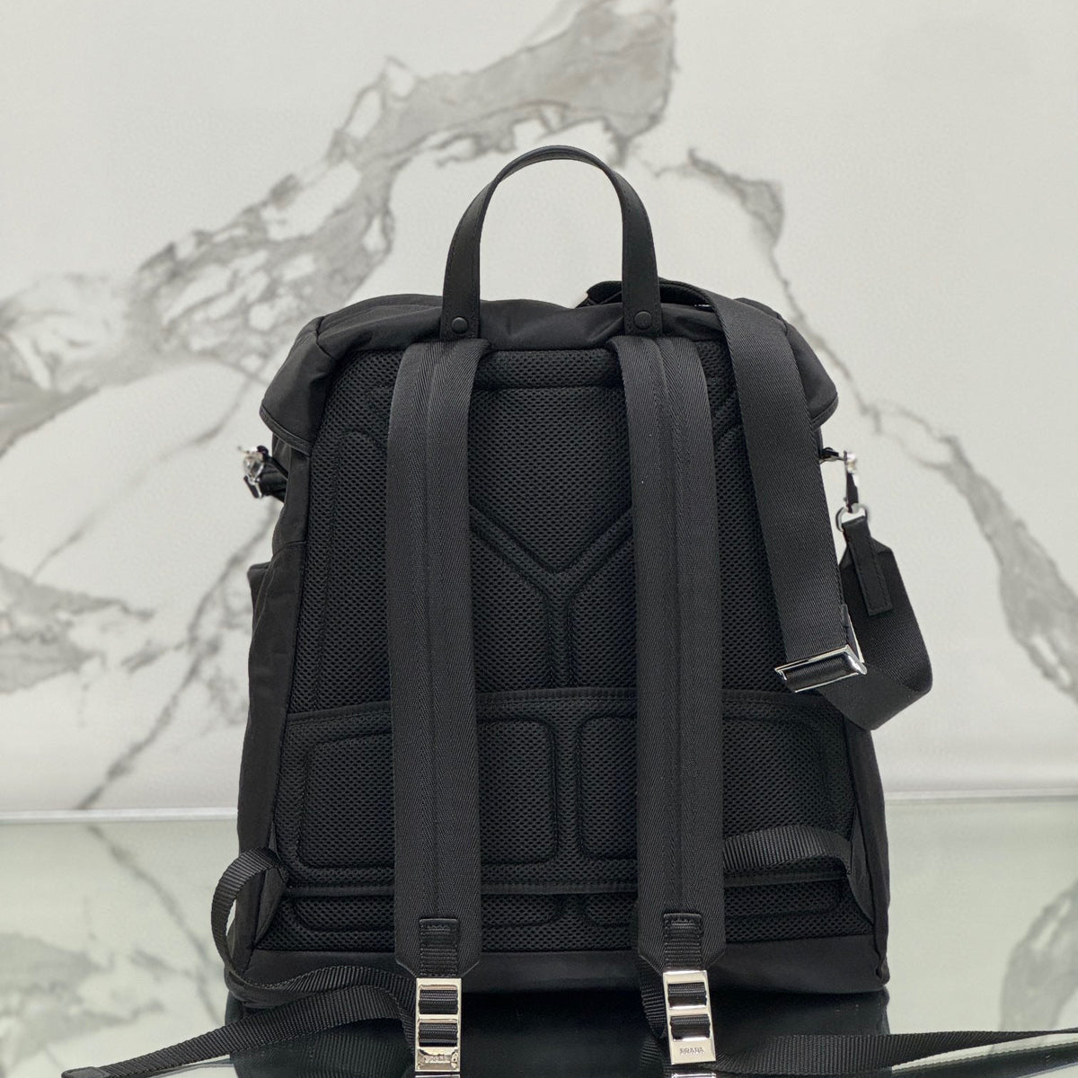 Bags- Pd Re-nylon Backpack Luxury Designer Leather Handbag