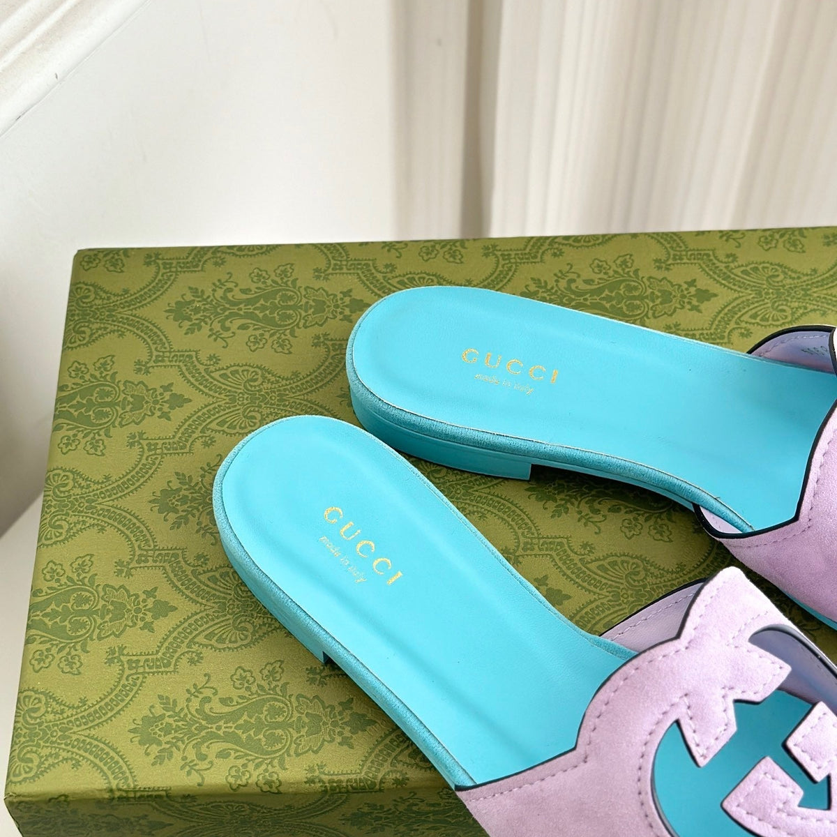 Gucci Shoes- Gucci Cut Out Sandals Premium Designer Casual Shoes
