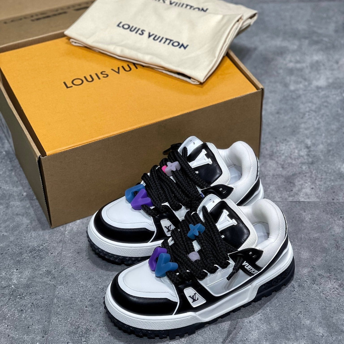Louis Vuitton Shoes- Louis Vuitton Lou Trainers Premium Designer Casual Shoes