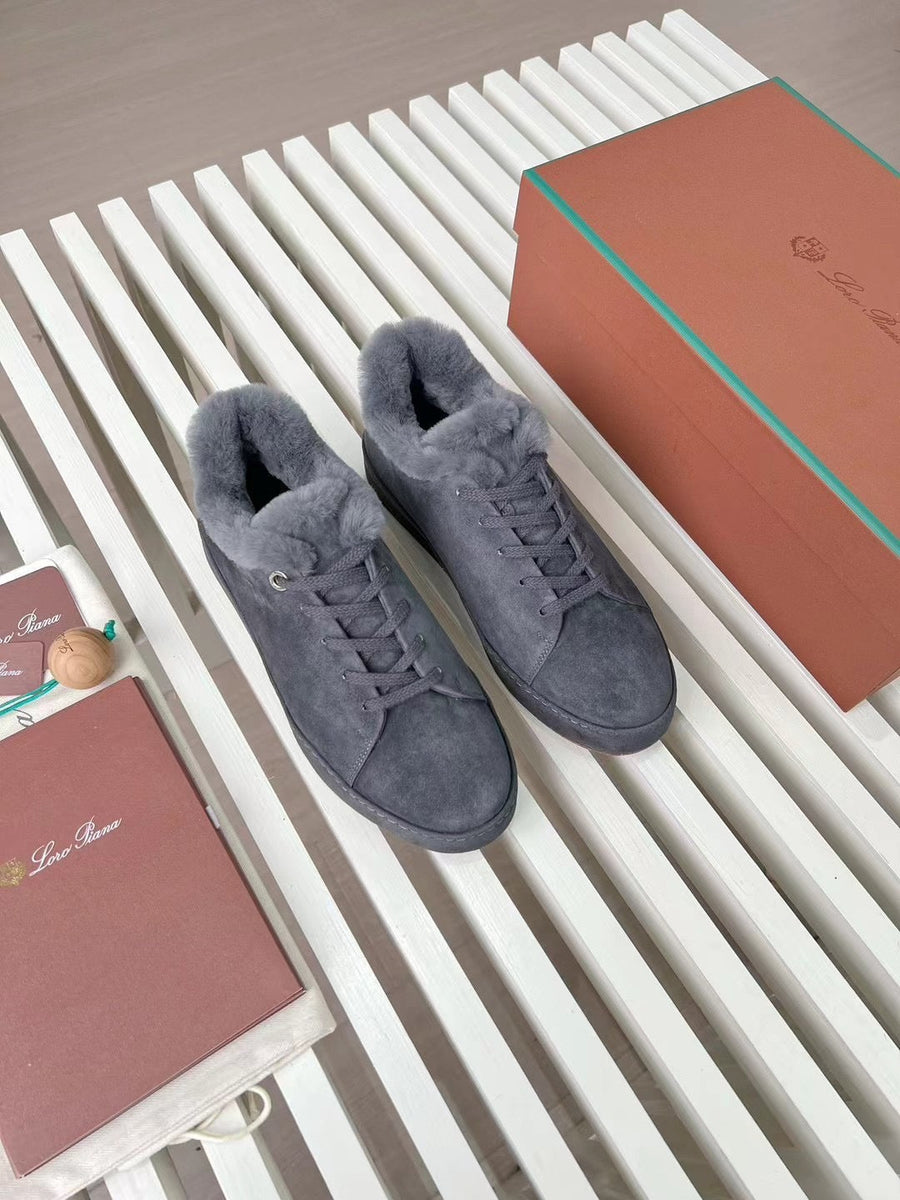 Shoes- Loro P Fur Nuages Sneakers Comfortable Everyday Designer Shoes