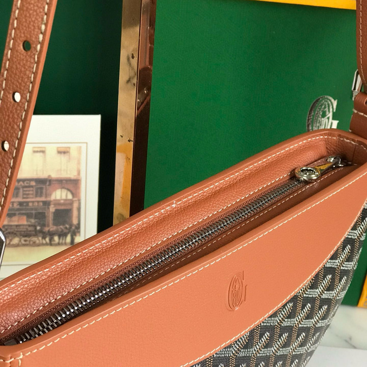 Bags- Goya Hirondelle Bag Luxury Designer Leather Handbag
