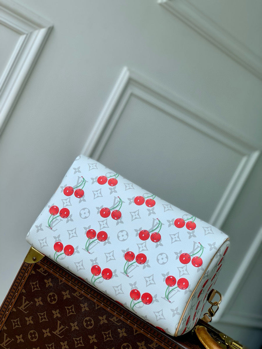 Louis Vuitton Bags- Louis Vuitton Lou x Murakami Speedy 30 Bag Luxury Designer Leather Handbag