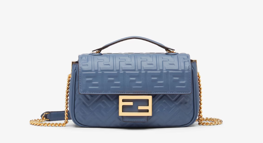 Fendi Bags? Fendi Baguette Chain Midi Nappa leather Bag Premium Designer Shoulder Bag
