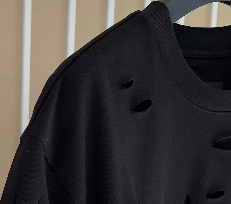 Close-up of Givenchy designer clothing craftsmanship