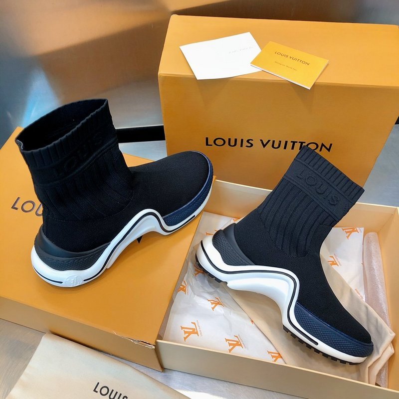Louis Vuitton shoes front view designer style