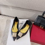 Close-up of Valentino Garavani shoes craftsmanship