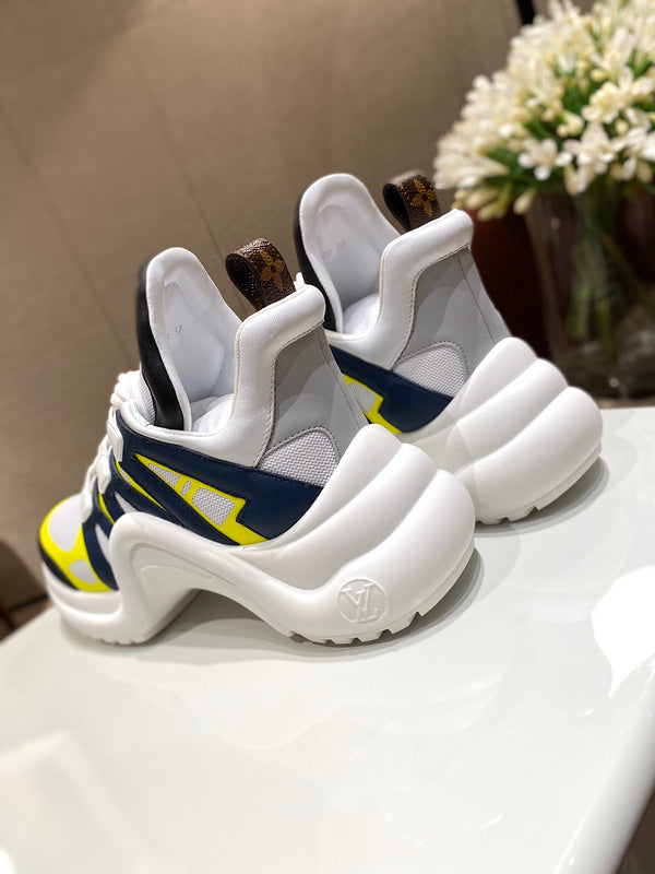 Louis Vuitton Red Slip-On Sneakers - Lifestyle Styling Shot