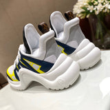 Louis Vuitton Red Slip-On Sneakers - Lifestyle Styling Shot