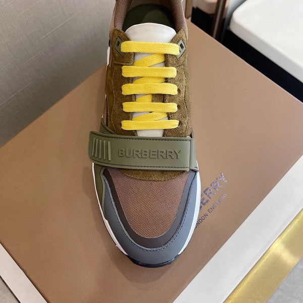 Burberry Nude Platform Heels - Angled View